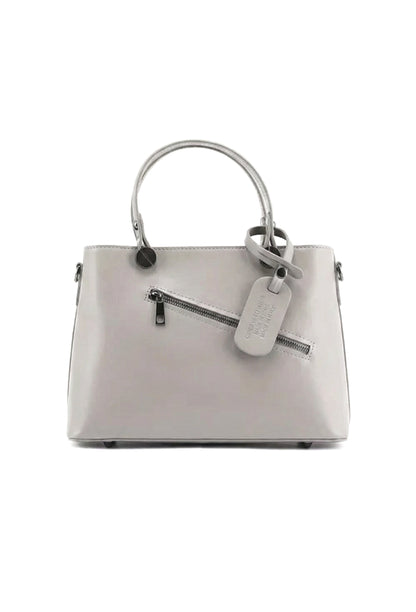 Structured Handbag in Genuine Ruga Leather - Made in Italy - Art. 25387