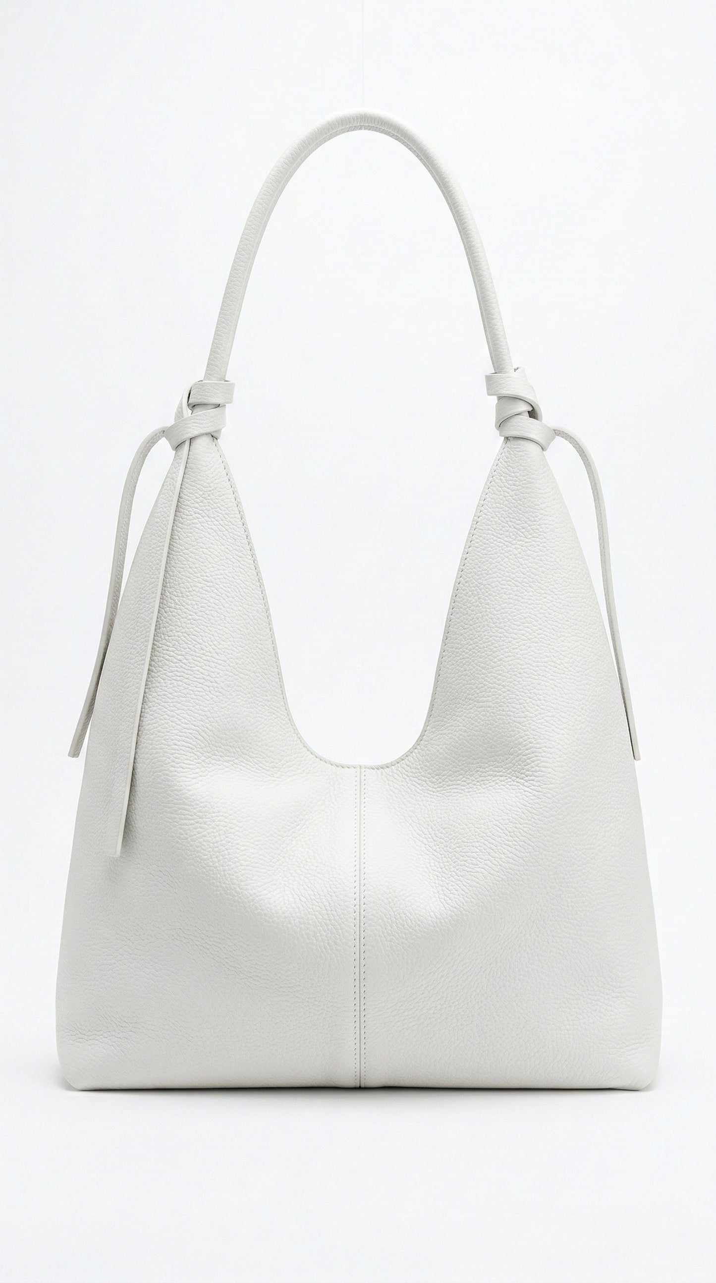 Soft Shoulder Bag in Genuine Dollaro Leather - Made in Italy - Art. 26058