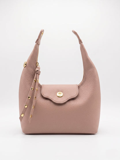 Soft Handbag in Genuine Dollaro Leather - Made in Italy - Art. 26101