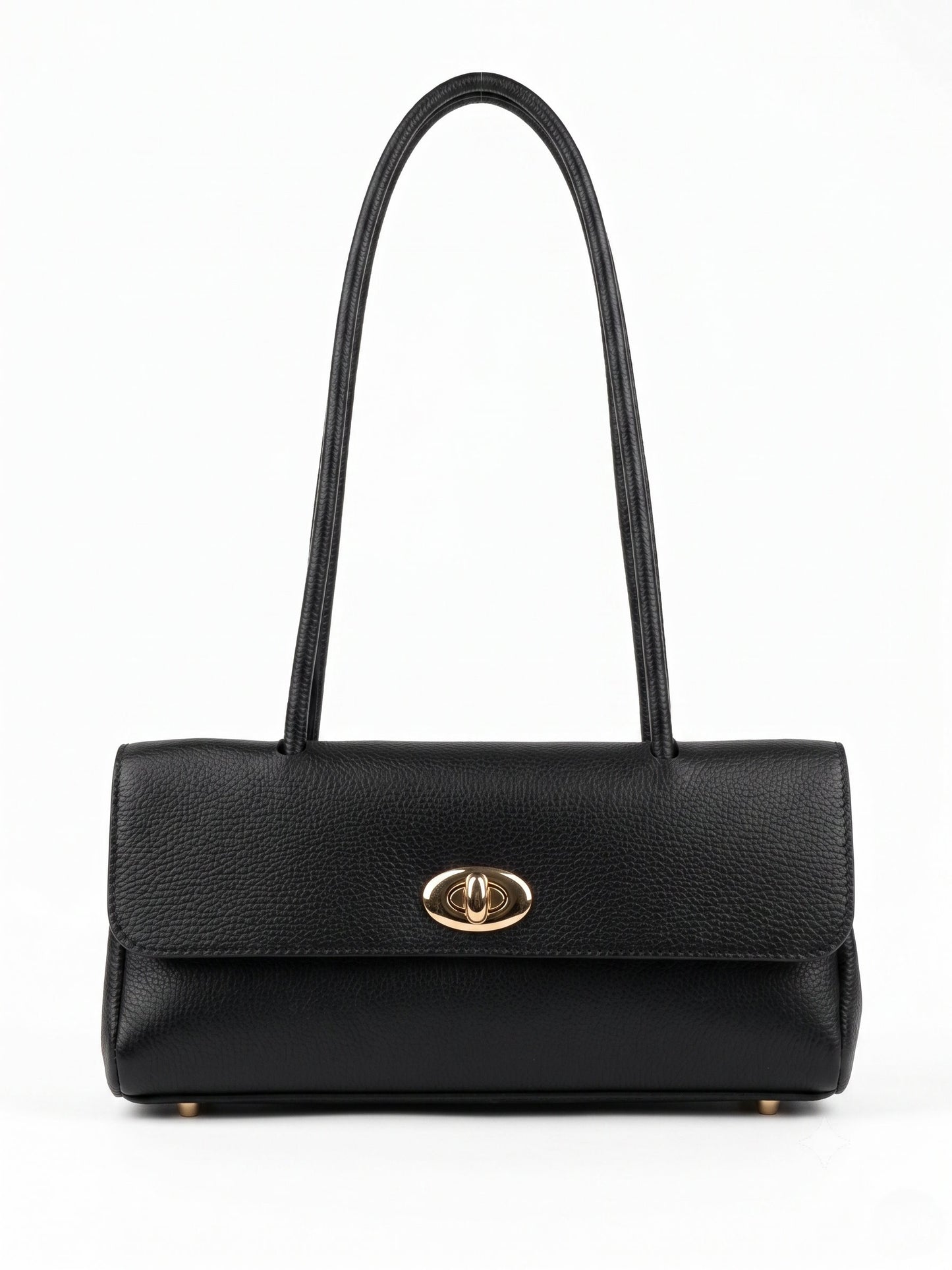 Soft Shoulder Bag in Genuine Dollaro Leather - Made in italy - Art. 26134