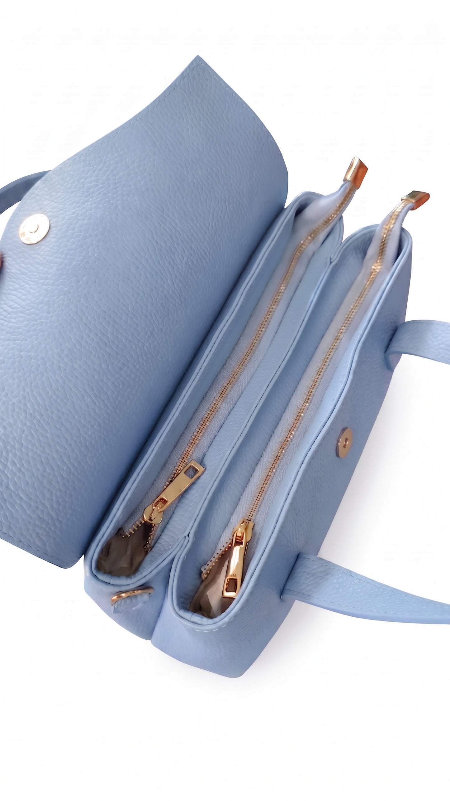 Structured Handbag in Genuine Dollaro Leather - Made in Italy - Art. 26115