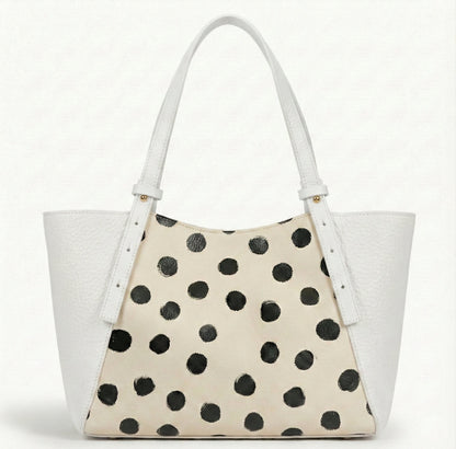 Structured Shoulder in Genuine Dollaro Leather - Made in Italy - Art. VIDOT7