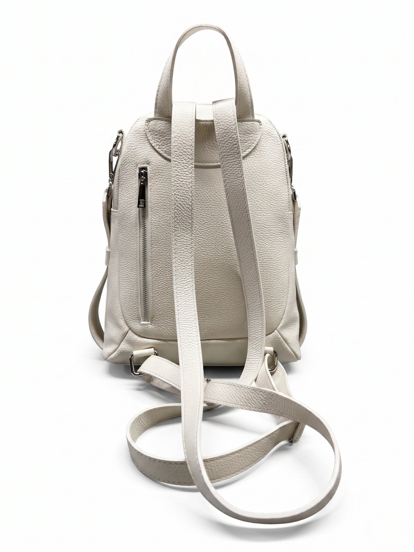 Structured Backpack in Genuine Dollaro and Croco Leather - Made in Italy - Art. 26088