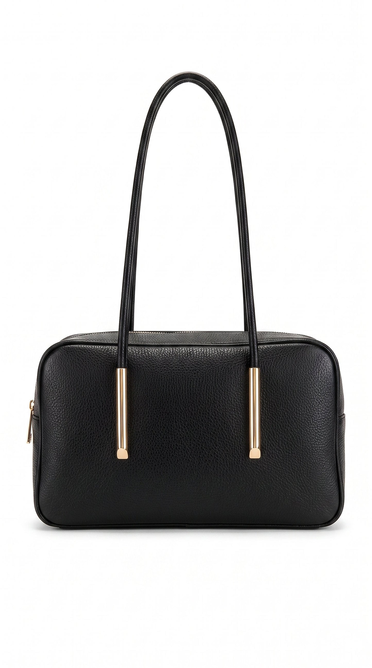 Structured Shoulder Bag in Genuine Dollaro Leather - Made in Italy - Art. 26097