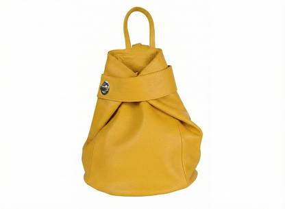 Soft Backpack in Genuine Dollar Leather - Made in Italy - Art. 24055