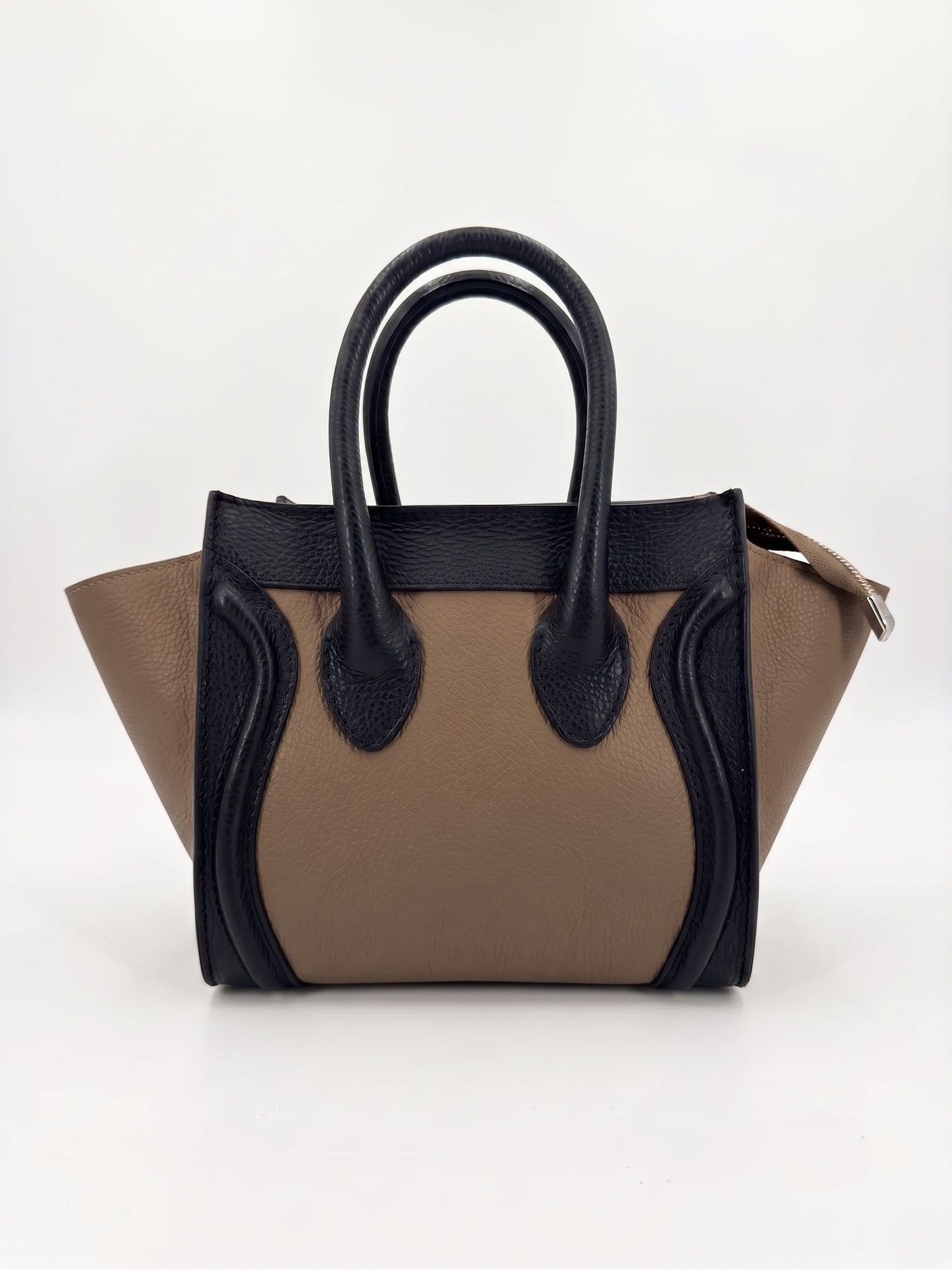 Structured Handbag in Genuine Dollaro Leather - Made in Italy - Art. 26124
