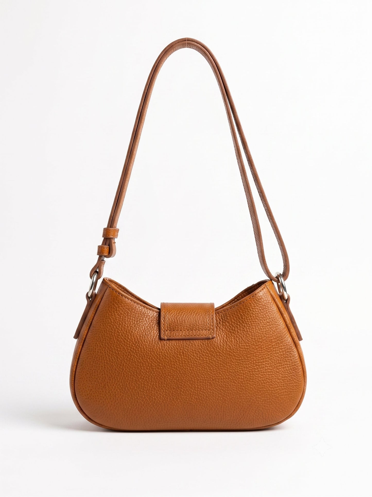Soft Shoulder Bag in Genuine Suede and Dollaro Leather - Made in Italy - Art. 26119