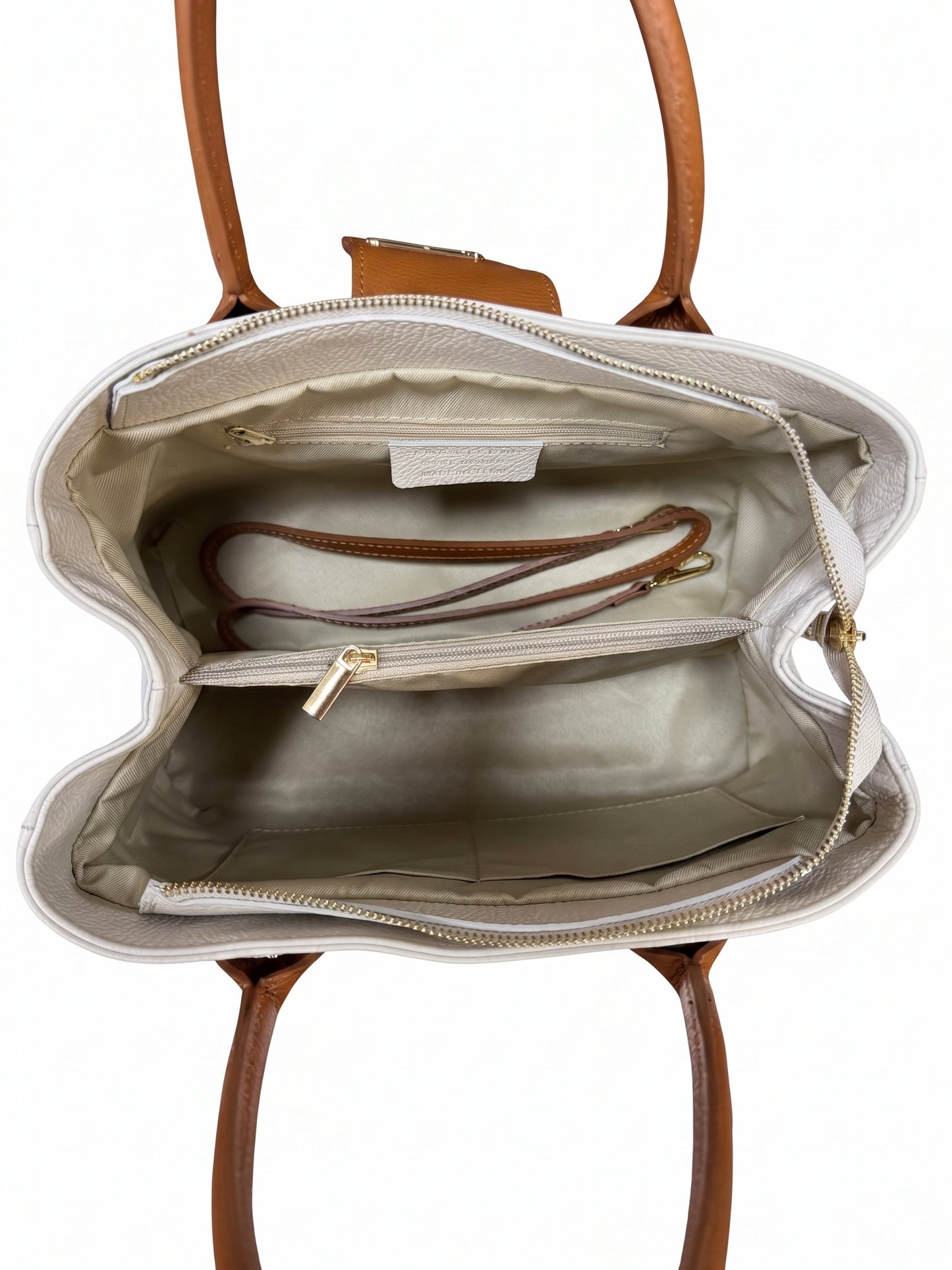 Structured Handbag in Genuine Croco Leather - Mader in Italy - Art. 26110