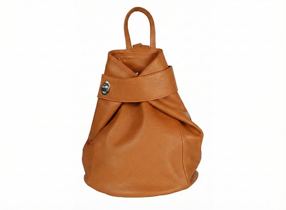 Soft Backpack in Genuine Dollar Leather - Made in Italy - Art. 24055