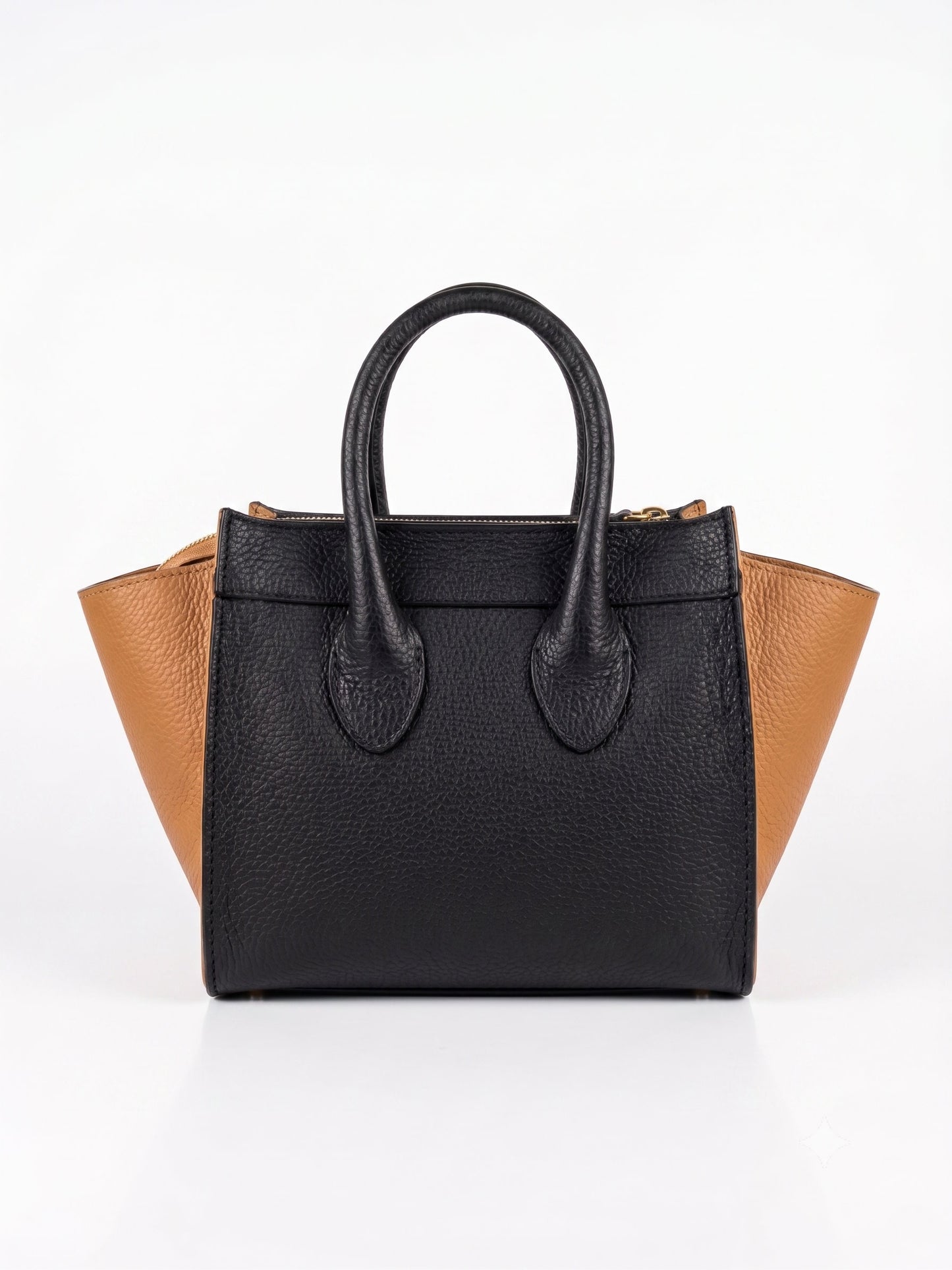 Structured Handbag in Genuine Dollaro Leather - Made in Italy - Art. 26124