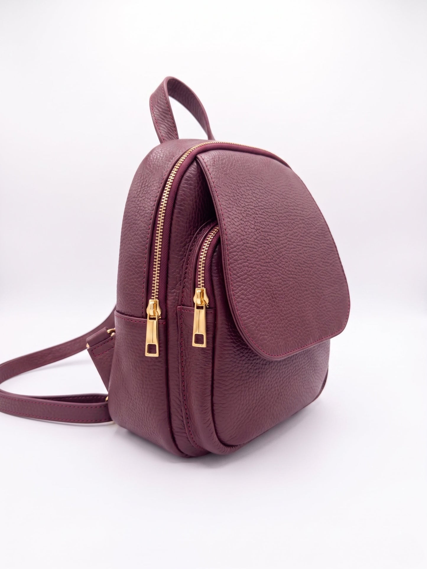 Soft Backpack in Genuine Dollaro Leather - Made in Italy - Art. 26111B