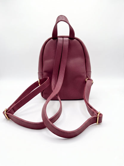 Soft Backpack in Genuine Dollaro Leather - Made in Italy - Art. 26111B