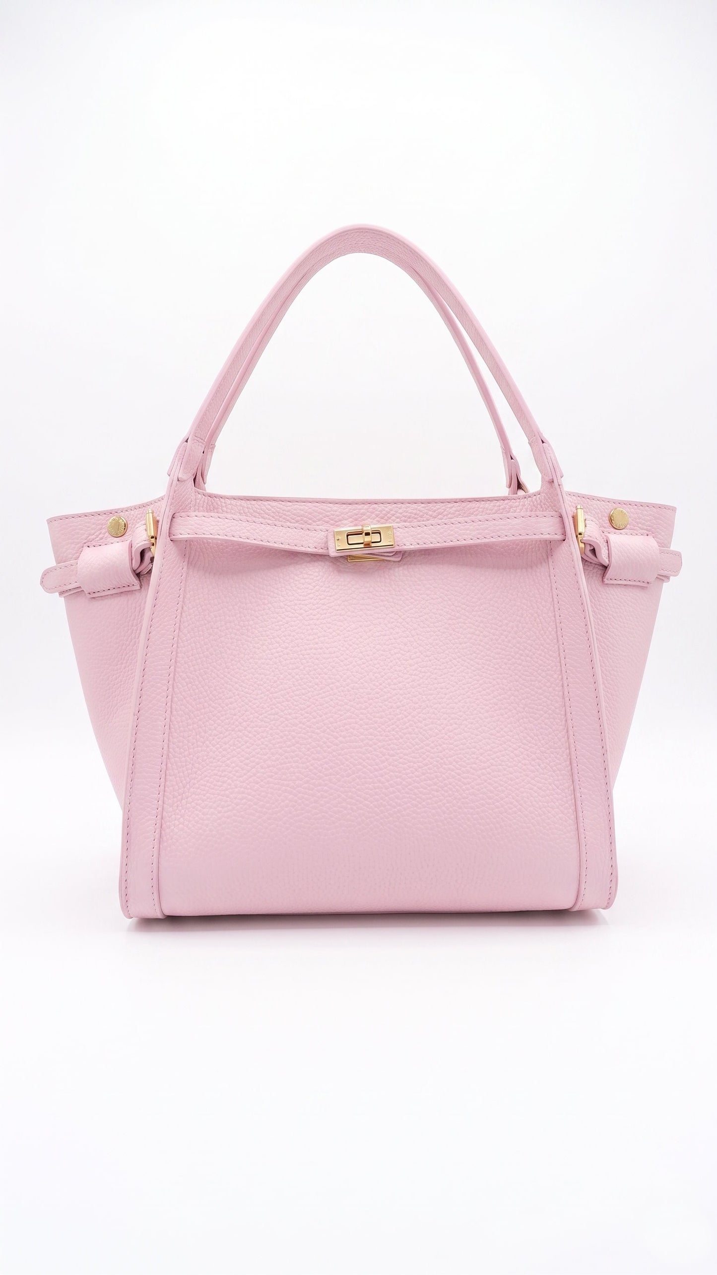 Structured Handbag in Genuine Dollaro Leather - Made in Italy - Art. 26089