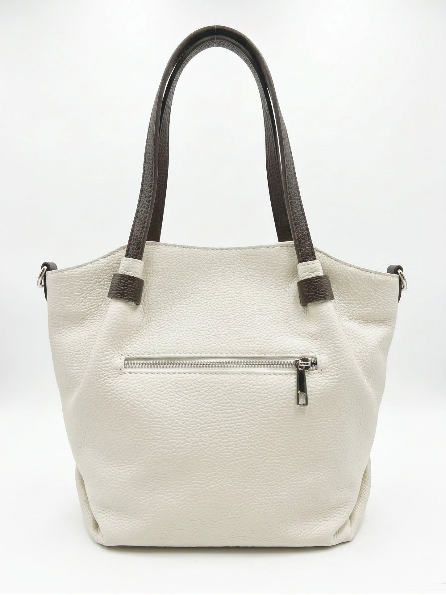 Soft Shoulder Bag in Genuine Dollaro Leather - Made in Italy - Art. 26070