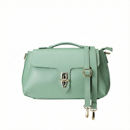 Soft Crossbody Bag in Genuine Dollar Leather - Made in Italy - Art. 24037