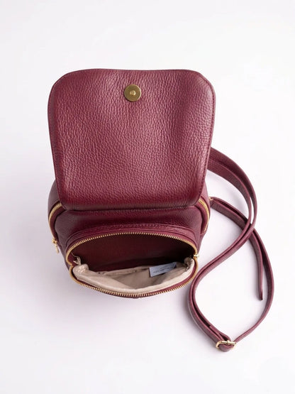 Soft Backpack in Genuine Dollaro Leather - Made in Italy - Art. 26111B