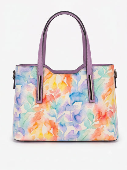 Structured Handbag in Genuine Dollaro Leather - Made in Italy - Art. 26123