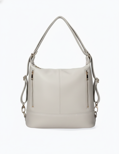 Soft Handbag and Backpack in Genuine Dollar Leather - Made in Italy - Art. 24018