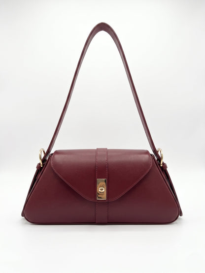 Structured Handbag in Genuine Suede Leather - Made in Italy - Art. 26129