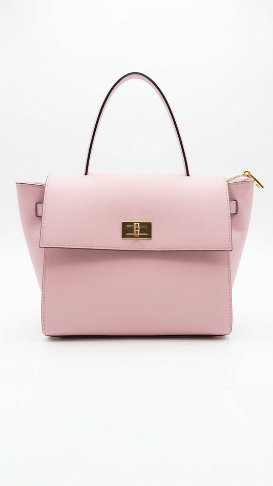 Structured Handbag in Genuine Ruga Leather - Made in Italy - Art. 26110