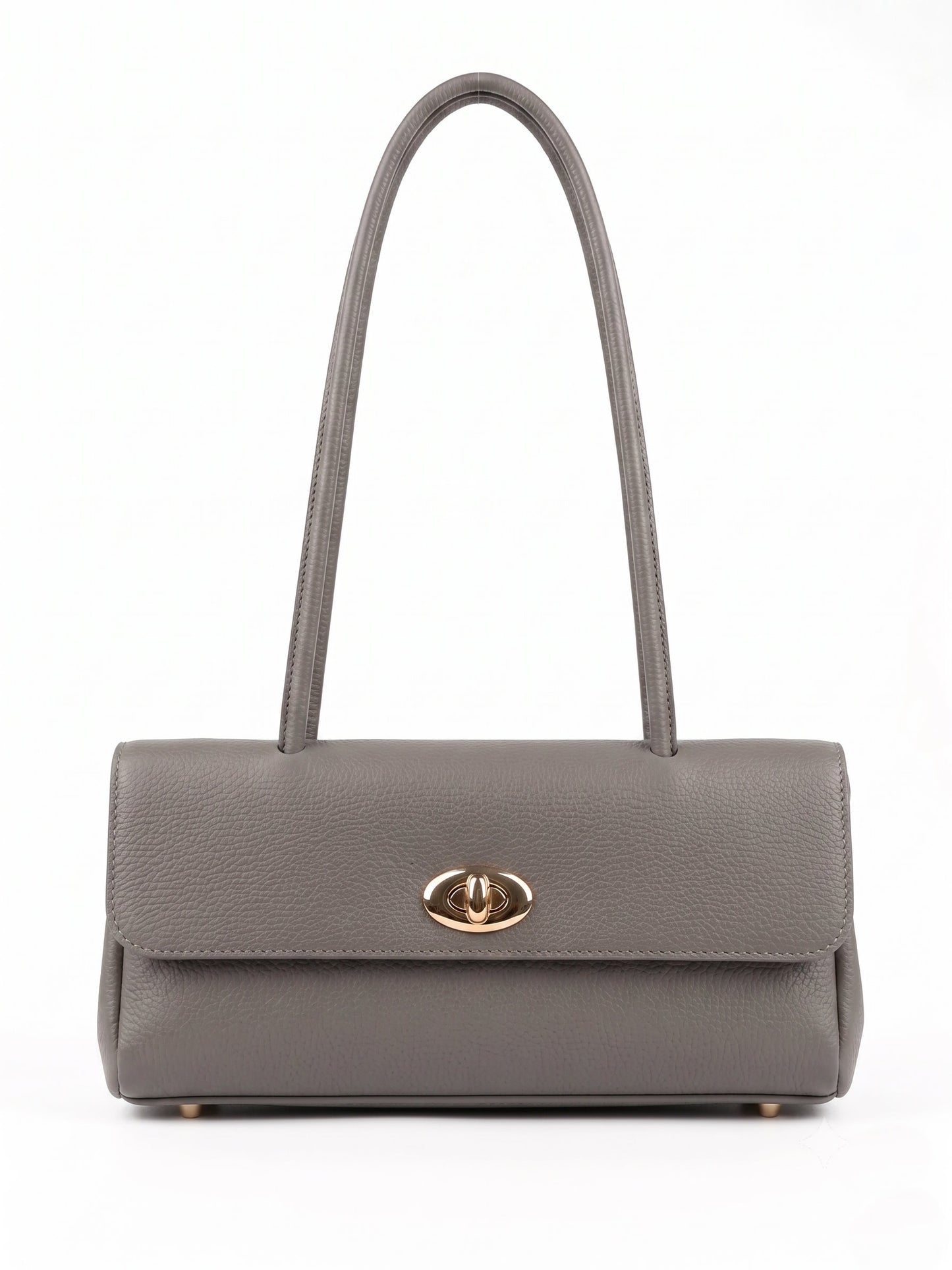 Soft Shoulder Bag in Genuine Dollaro Leather - Made in italy - Art. 26134