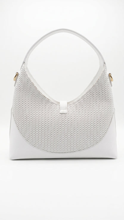 Soft Handbag in Genuine Dollaro Leather - Made in Italy - Art. 26099