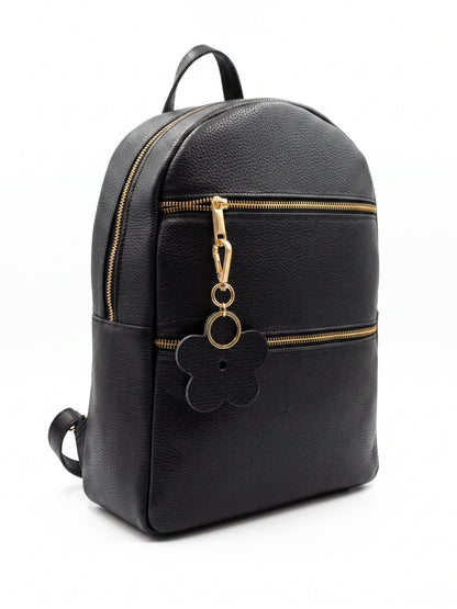 Soft Backpack in Genuine Dollaro Leather - Made in Italy - Art. 26114