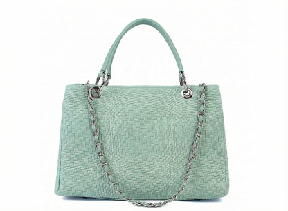 Genuine leather handbag made in Italy