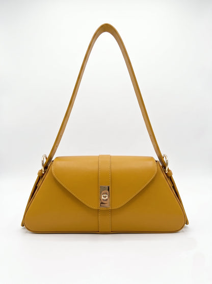 Structured Handbag in Genuine Suede Leather - Made in Italy - Art. 26129
