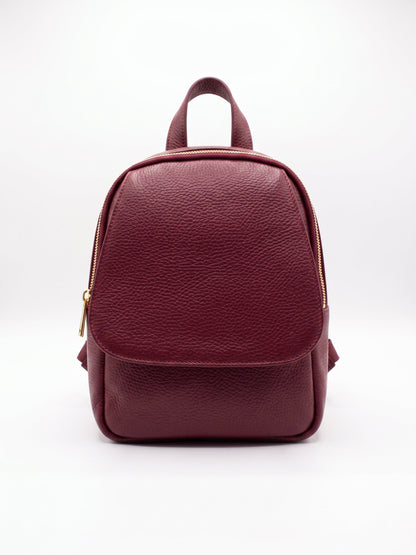 Soft Backpack in Genuine Dollaro Leather - Made in Italy - Art. 26111B