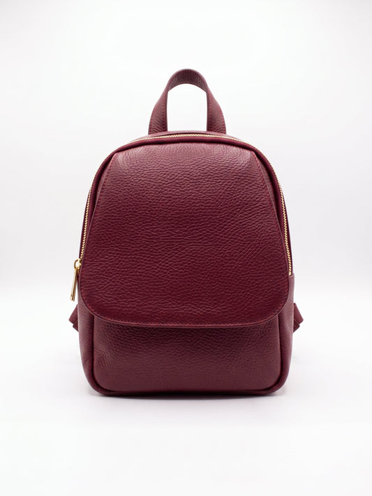 Soft Backpack in Genuine Dollaro Leather - Made in Italy - Art. 26111B