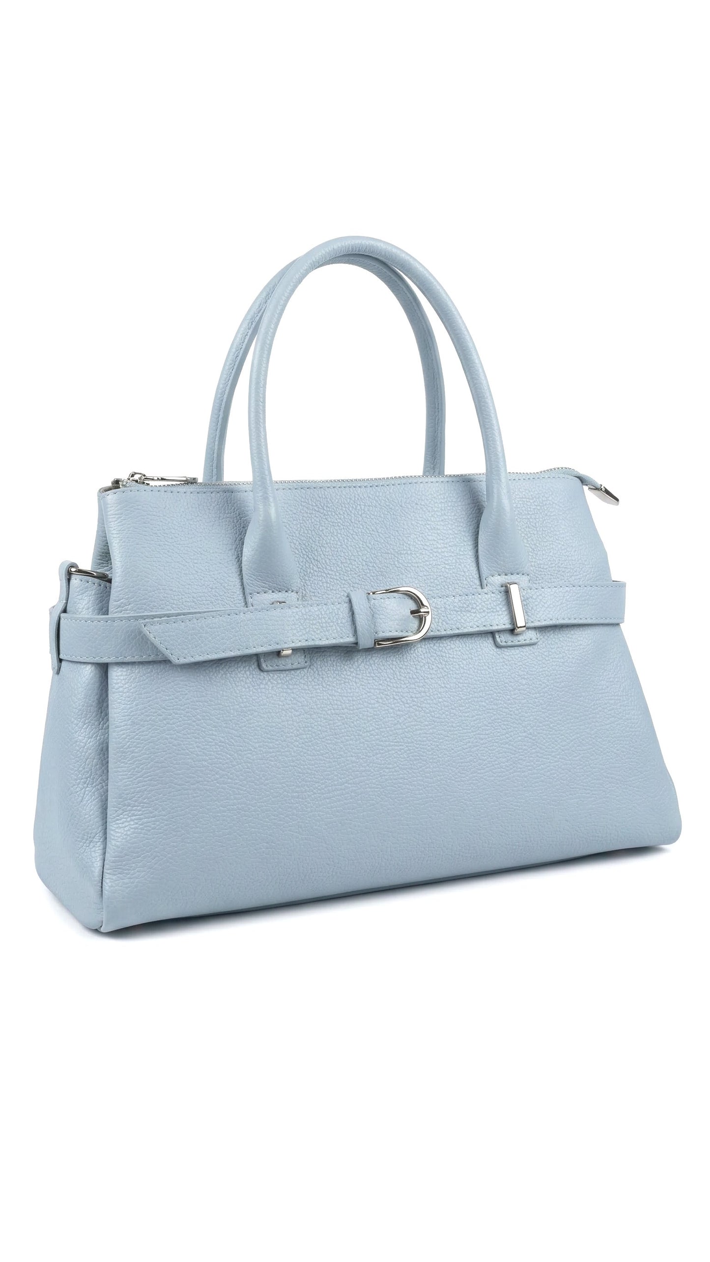 Soft Handbag in Genuine Dollaro Leather - Made in Italy - Art. 26069