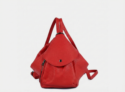 Genuine leather backpack made in Italy