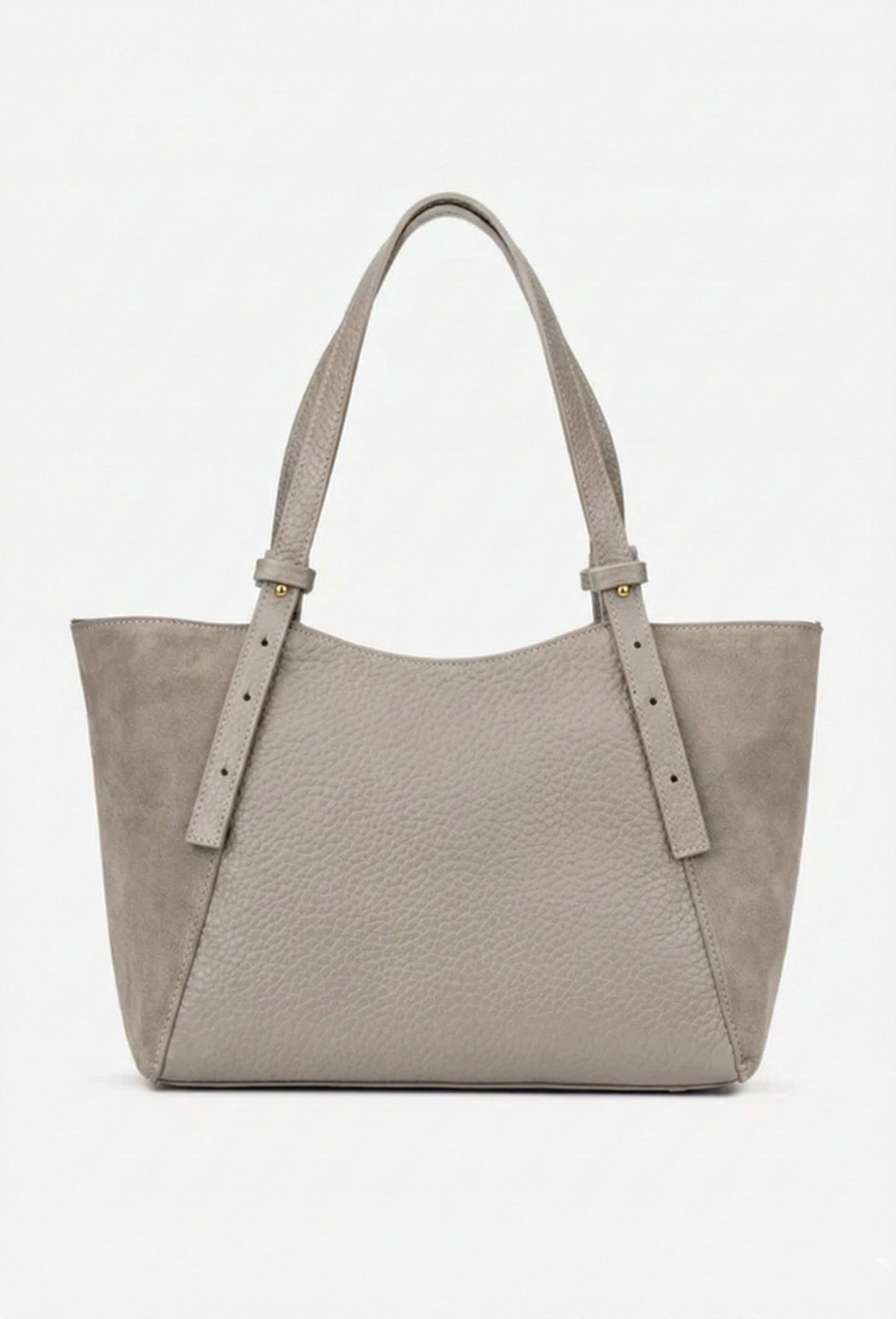 Structured Handbag in Genuine Dollar and suede Leather - Made in Italy - Art. 25404