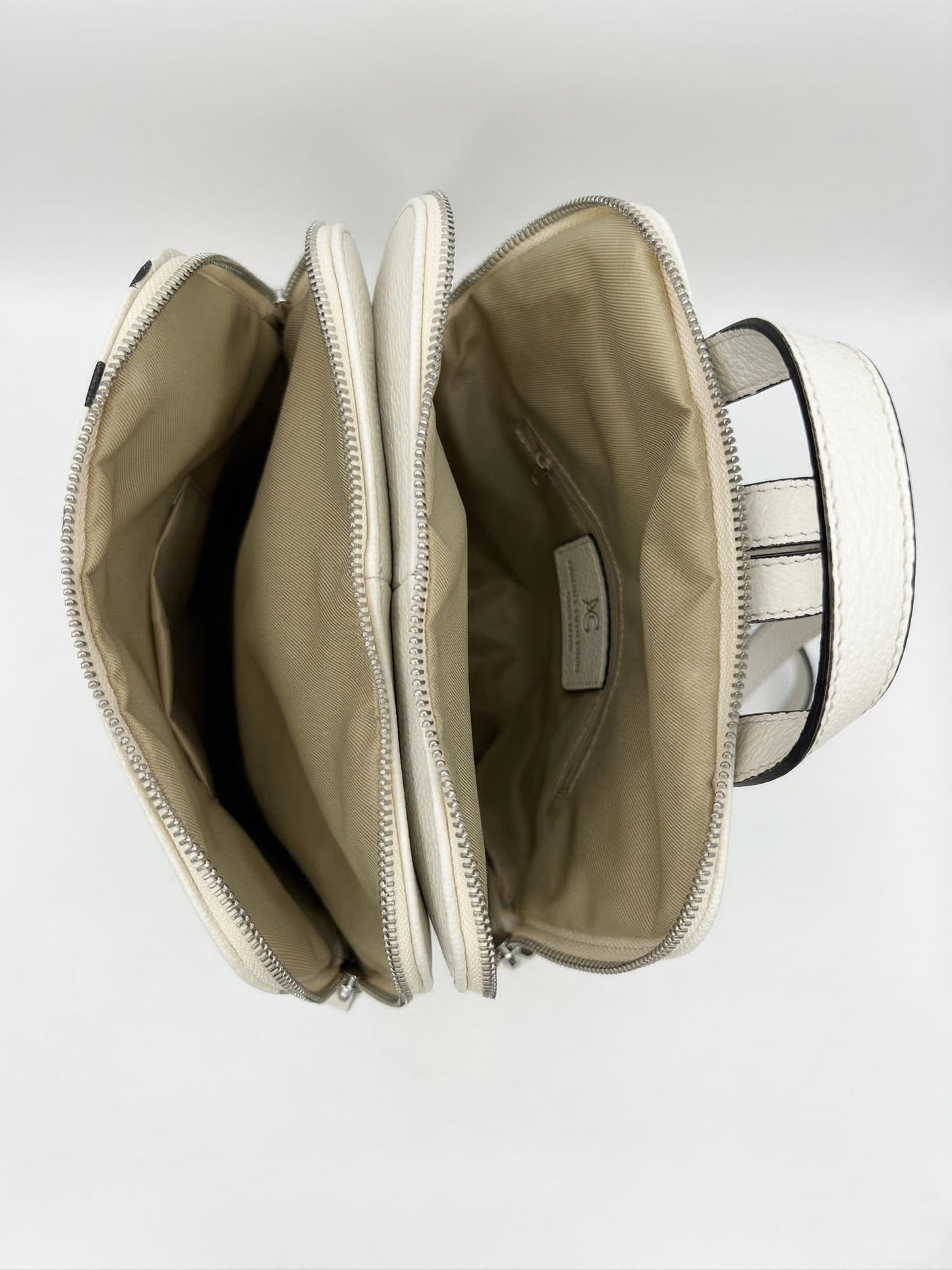 Structured Backpack in Genuine Dollaro Leather - Made in Italy - Art. DOT9