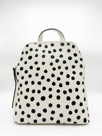 Structured Backpack in Genuine Dollaro Leather - Made in Italy - Art. DOT9