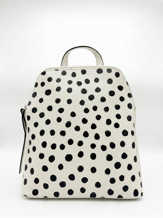 Structured Backpack in Genuine Dollaro Leather - Made in Italy - Art. DOT9