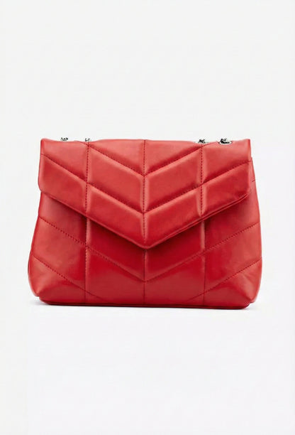 Soft Crossbody Bag in Genuine Sauvage Leather - Made in Italy - Art. 25397