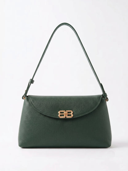 Soft Handbag in Genuine Dollaro Leather - Made in Italy - Art. 26135
