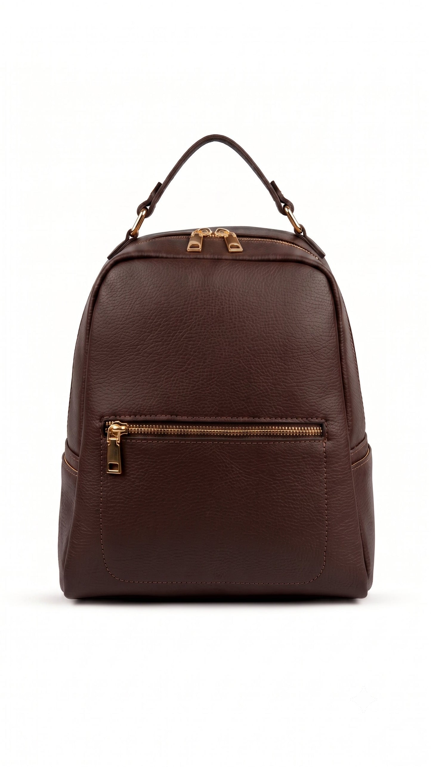 Structured Backpack in Genuine Dollaro Leather - made in Italy - Art. 26128
