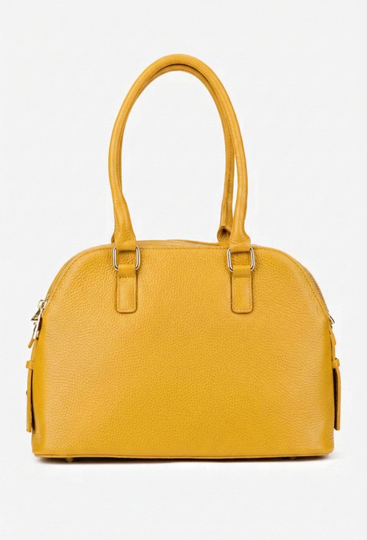 Structured Handbag in Genuine Dollar leather - Made in Italy - Art. 25403