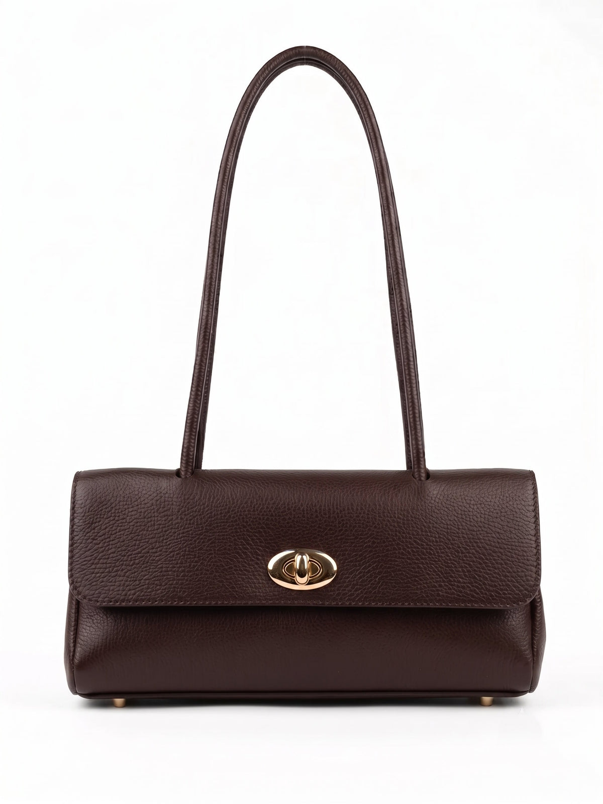 Soft Shoulder Bag in Genuine Dollaro Leather - Made in italy - Art. 26134