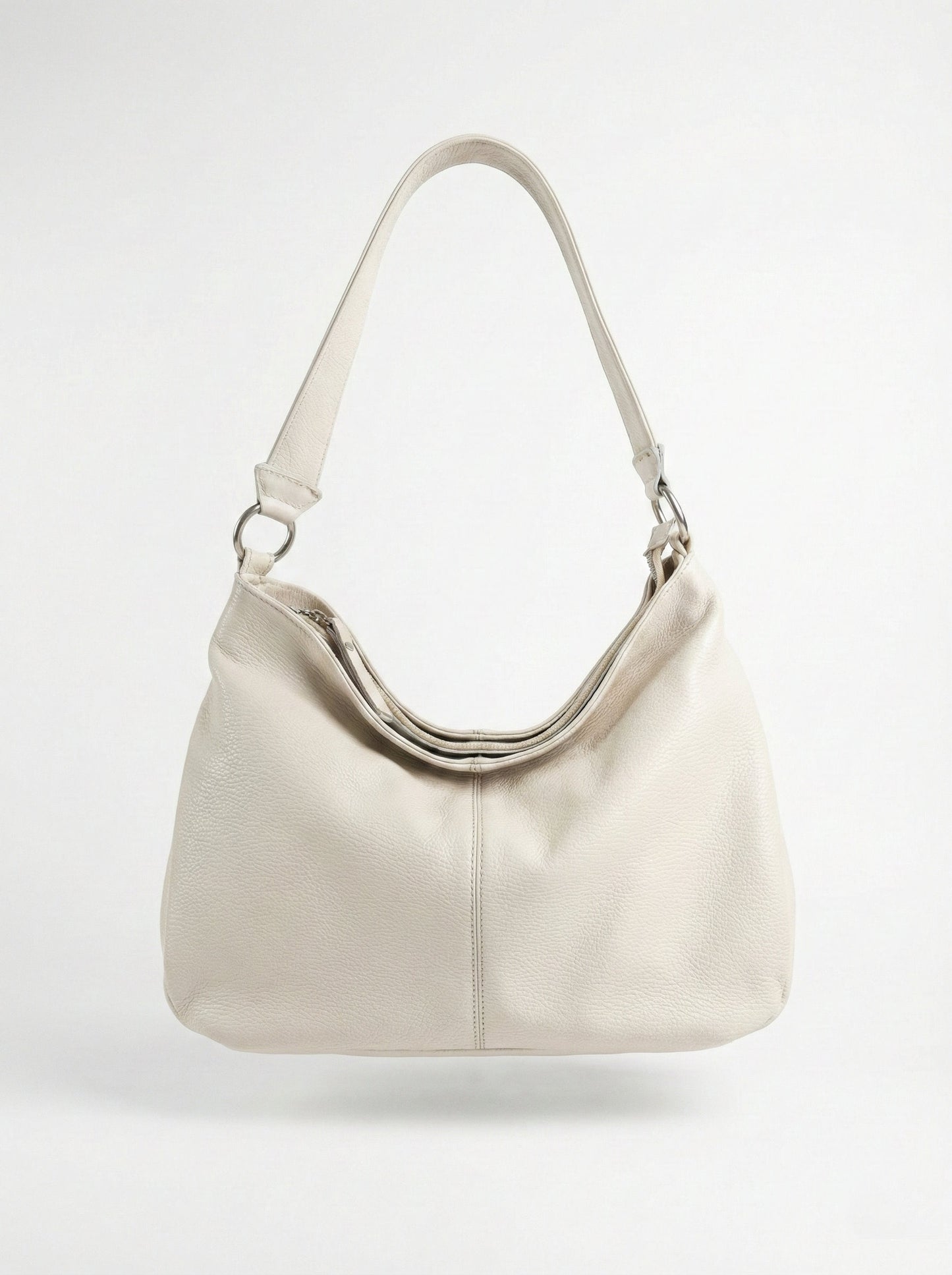 Soft Shoulder bag in Genuine Dollaro Leather - Made in Italy - Art. 26048