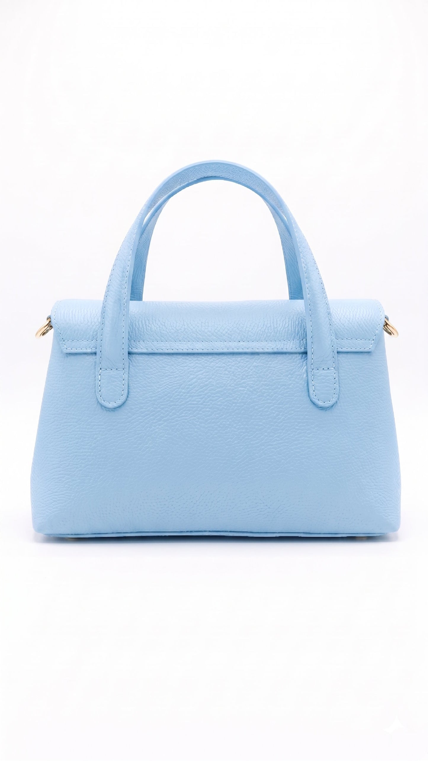Structured Handbag in Genuine Dollaro Leather - Made in Italy - Art. 26115