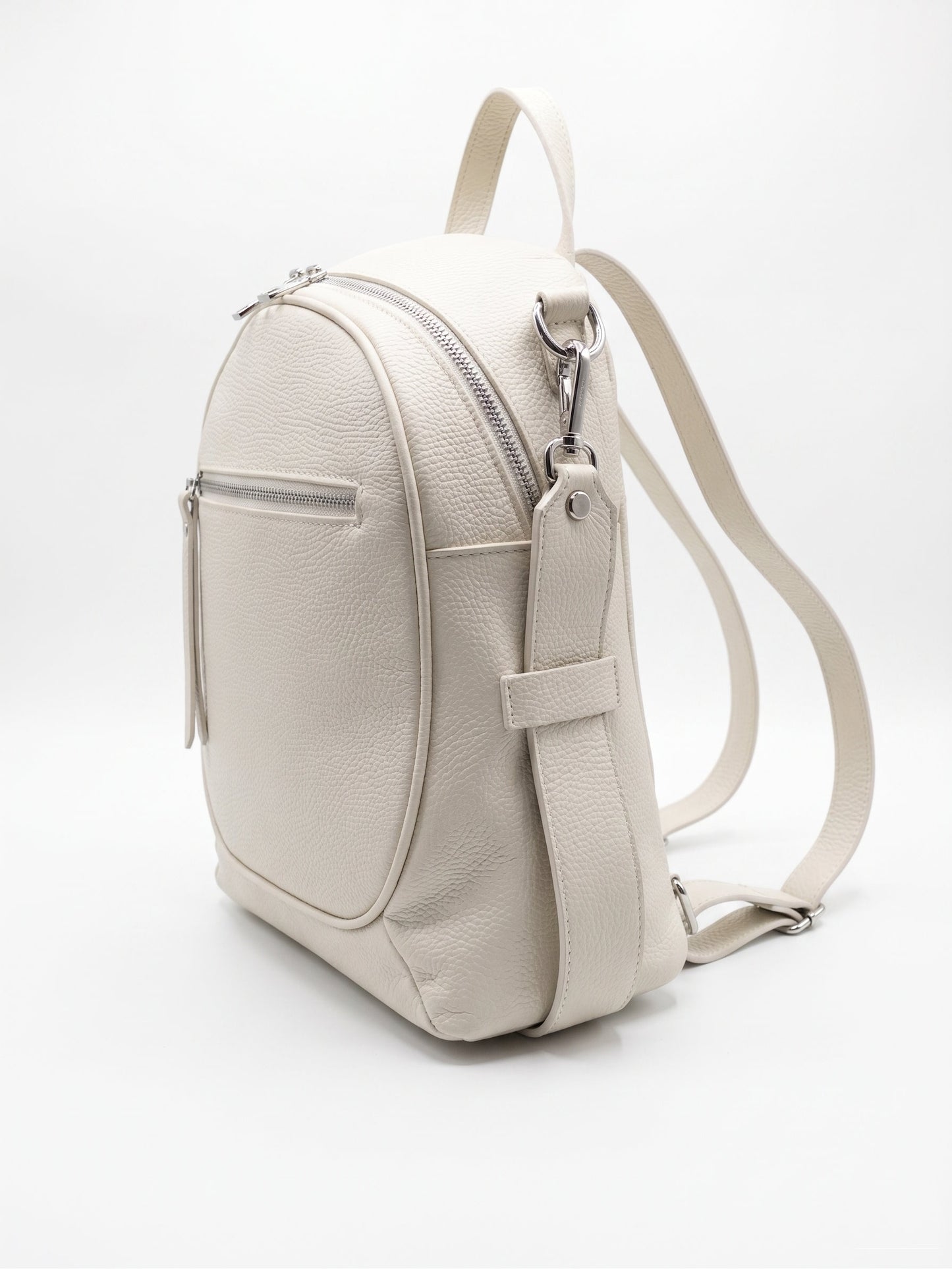 Structured Backpack in Genuine Dollaro and Croco Leather - Made in Italy - Art. 26088