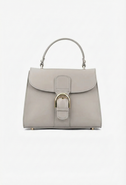 Structured Crossbody Bag in Genuine Dollar Leather - Made in Italy - Art. 25368