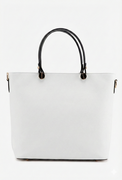 Structured Handbag in Genuine Ruga Leather - Made in Italy - Art. 25389