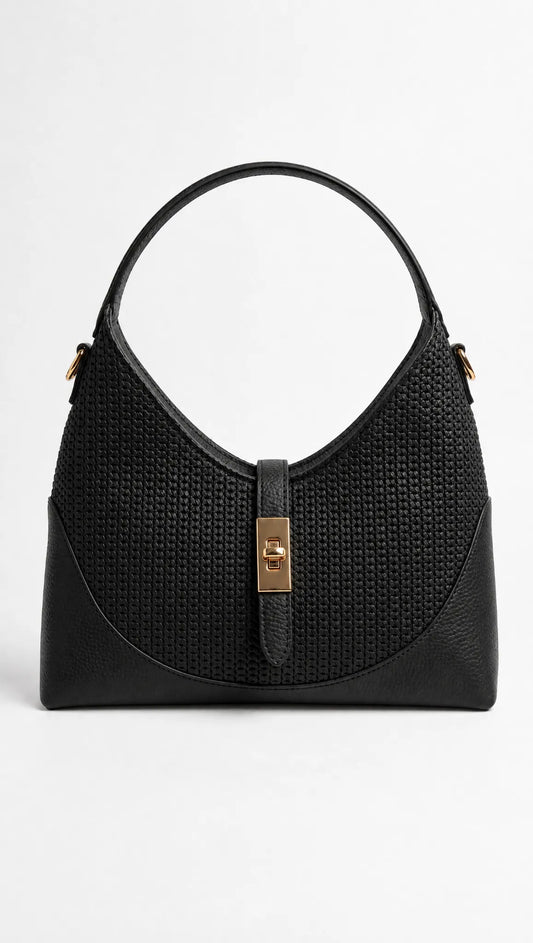Soft Handbag in Genuine Dollaro Leather - Made in Italy - Art. 26099