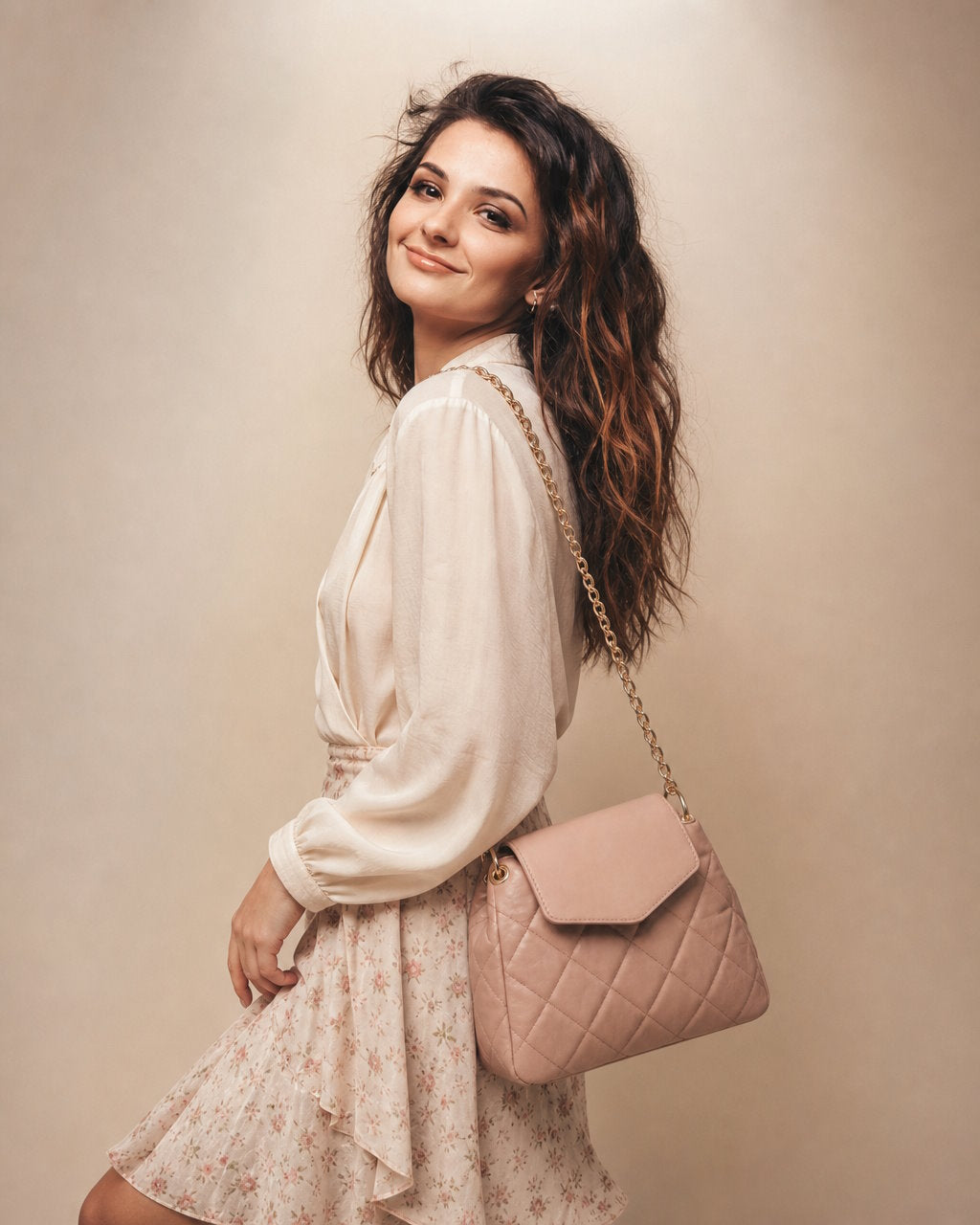 Soft Shoulder Bag in Genuine Savage Leather - Made in Italy - Art. 26104