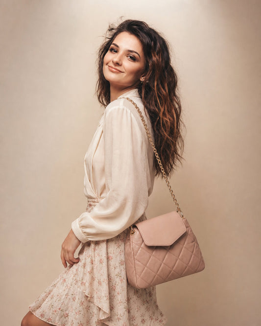 Soft Shoulder Bag in Genuine Savage Leather - Made in Italy - Art. 26104
